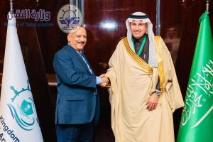 وزير النقل يلتقي نظيره وزير النقل السعودي..