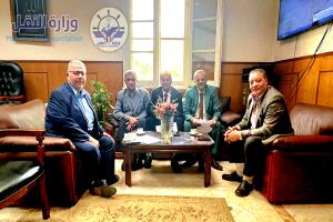 وكيل وزارة النقل لقطاع النقل الجوي يلتقي برئيس مجلس إدارة الهيئة ..