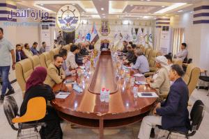 وزير النقل يعلن بأسم الوزارة والهيئات والمؤسسات والشركات التابعة لها تأييد كافة القرارات والخطوات التي اتخذها الرئيس القائد المناضل عيدروس بن قاسم الزبيدي 