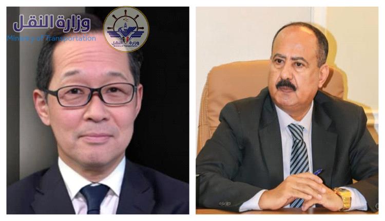 وزير النقل يبحث مع السفير الياباني سبل النهوض بقطاع الطيران 
