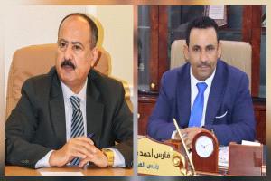 رئيس وموظفو هيئة النقل البري يهنئون وزير النقل الجديد محسن علي حيدرة لنيله ثقة القيادة العليا