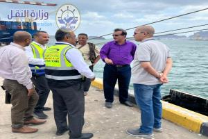 رئيس مجلس إدارة موانئ عدن يتفقد محطة عدن للحاويات ويطّلع على خطط الربع الأول 2026