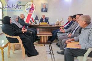 وزير النقل يترأس أول اجتماع تقييمي لهيئة النقل البري لمناقشة مستو..