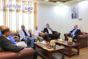 وزير النقل يناقش مع نائب رئيس مجلس النواب مستجدات الاوضاع ودور قطاع النقل