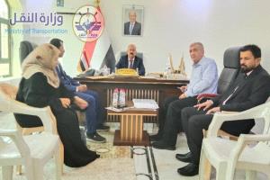 وزير النقل يناقش اوضاع قطاع النقل بمحافظة مأرب