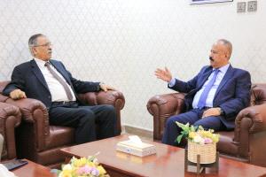 فيديو _ وزير النقل يناقش مع نائب رئيس مجلس النواب مستجدات الاوضاع ودور قطاع النقل
